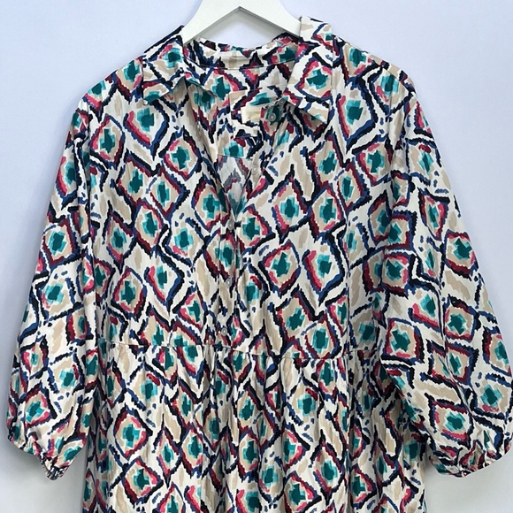 The Bettina Tiered Shirt Dress by Maeve - Picture 8 of 15